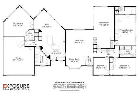 Floorplan - 50 W Hazel Dell Ln, Springfield, IL 62703 photo 3 of 4