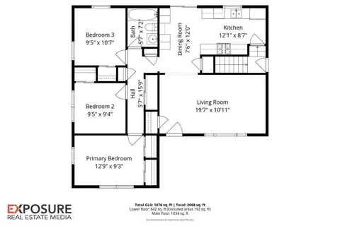 Floorplan - 12 N Oxford Rd, Springfield, IL 62702 photo 2 of 2