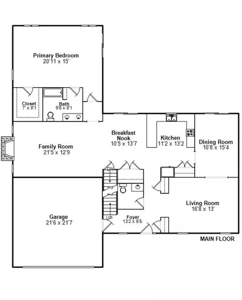 Floorplan - 2529 Wydown Ave, Springfield, IL 62704 photo 1 of 3