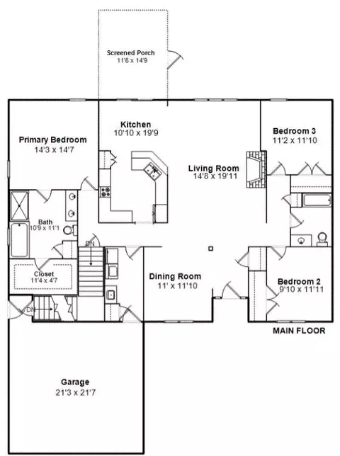 Floorplan - 2503 Interlacken Dr, Springfield, IL 62704 photo 1 of 2