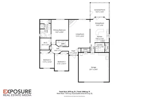 Floorplan - 225 Appomattox Dr, Springfield, IL 62711 photo 1 of 2