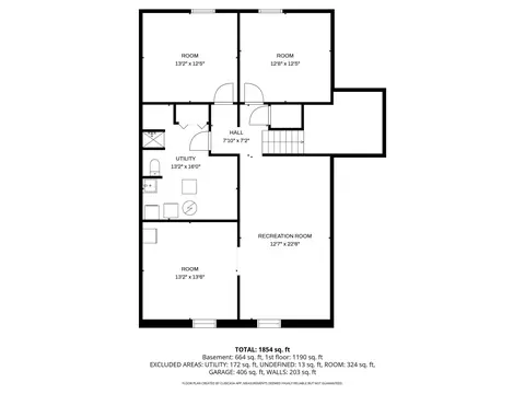 Floorplan - 408 S Eastern Ave, Minier, IL 61759 photo 2 of 3