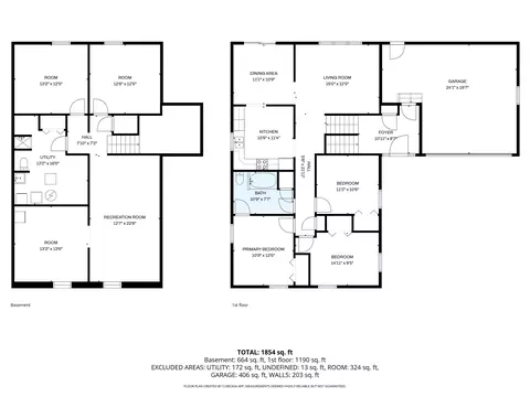 Floorplan - 408 S Eastern Ave, Minier, IL 61759 photo 3 of 3