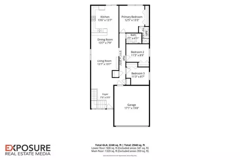 Floorplan - 2613 Tahoe Dr, Springfield, IL 62707 photo 3 of 4