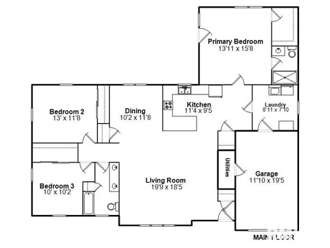 Floorplan - 71 Radcliff Rd, Springfield, IL 62703 photo 1 of 1