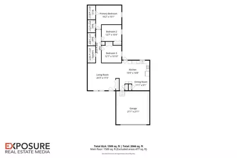 Floorplan - 3129 Turning Mill Dr, Springfield, IL 62704 photo 1 of 1