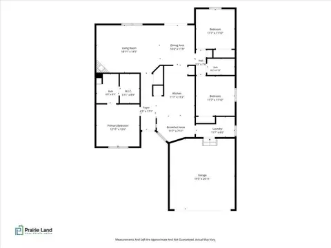 Floorplan - 7109 Preston Dr, Springfield, IL 62711 photo 1 of 1