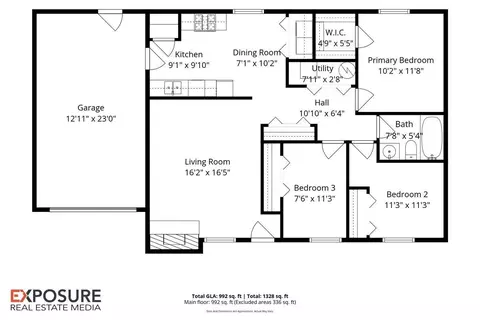 Floorplan - 4105 Mccormick Dr, Springfield, IL 62707 photo 1 of 2