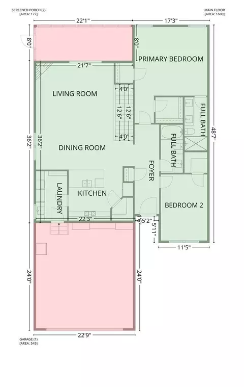 Floorplan - 3208 Telford Dr, Springfield, IL 62711 photo 4 of 5