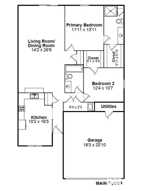 Floorplan - 2908 Ocala Ln, Springfield, IL 62702 photo 1 of 1