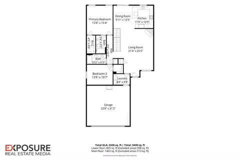 Floorplan - 2907 Cindy Ln, Springfield, IL 62711 photo 2 of 2