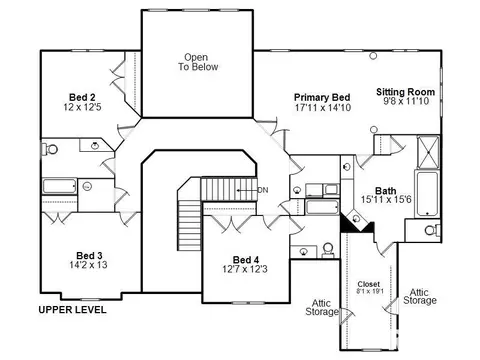 Floorplan - 4809 Bears Paw Ct, Springfield, IL 62711 photo 2 of 3