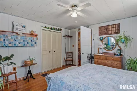 Bedroom - 404 N Ewing St, Tallula, IL 62688 photo 4 of 9
