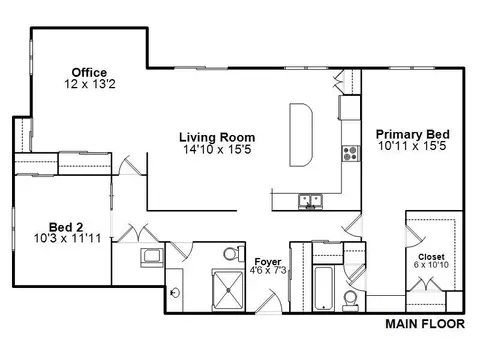 Floorplan - 2650 Cooper Ave, Springfield, IL 62702 photo 1 of 1