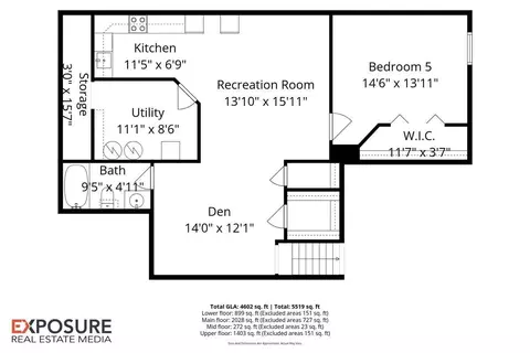 Floorplan - 2517 Dickens Dr, Springfield, IL 62711 photo 3 of 5