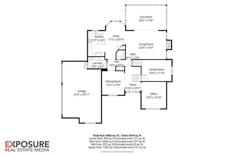 Floorplan - 2517 Dickens Dr, Springfield, IL 62711 photo 2 of 5
