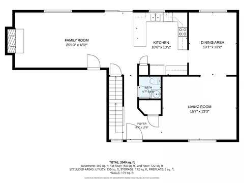 Floorplan - 416 S Maple Ave, Minier, IL 61759 photo 1 of 4