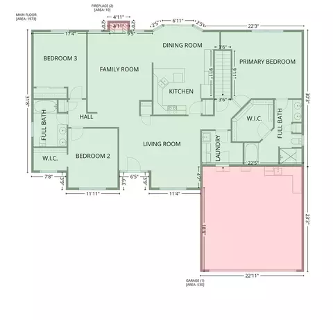 Floorplan - 3904 Huxley Dr, Springfield, IL 62711 photo 4 of 5
