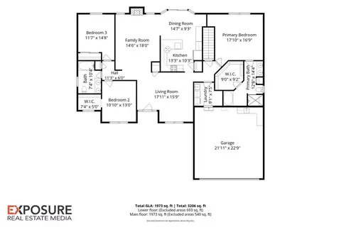 Floorplan - 3904 Huxley Dr, Springfield, IL 62711 photo 2 of 5