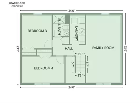 Floorplan - 3028 Sutherland Rd, Springfield, IL 62702 photo 4 of 5