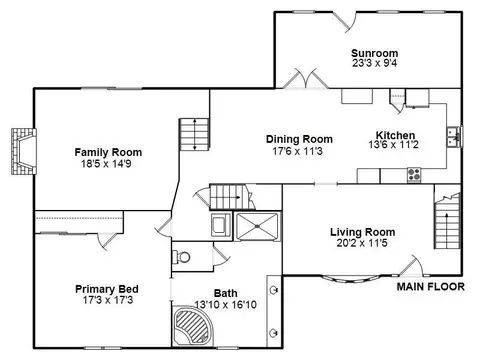 Floorplan - 3360 Carman Ave, Springfield, IL 62703 photo 1 of 3