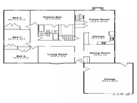 Floorplan - 2828 Crown Pt, Springfield, IL 62704 photo 1 of 3