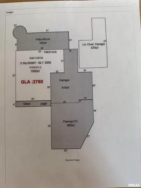 Floorplan - 304 Aster Dr, Minooka, IL 60447 photo 1 of 2