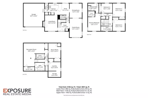 Floorplan - 408 Golf Rd, Springfield, IL 62704 photo 1 of 4