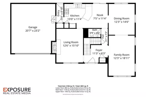 Floorplan - 408 Golf Rd, Springfield, IL 62704 photo 3 of 4