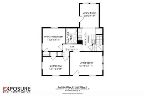 Floorplan - 2924 S 3rd St, Springfield, IL 62703 photo 1 of 3