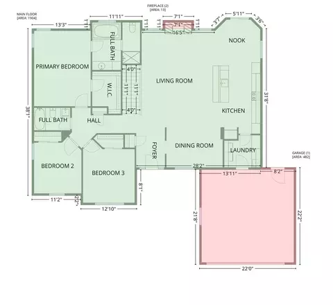 Floorplan - 2725 Wordsworth Dr, Springfield, IL 62711 photo 5 of 5