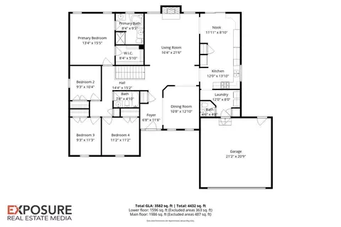 Floorplan - 3908 Greenfield Dr, Springfield, IL 62704 photo 3 of 5