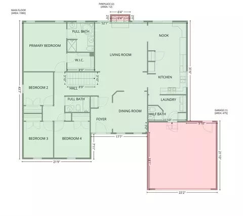 Floorplan - 3908 Greenfield Dr, Springfield, IL 62704 photo 5 of 5