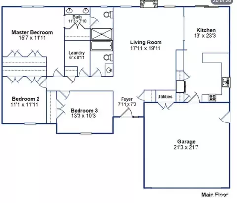 Floorplan - 405 Pheasant Run, Sherman, IL 62684 photo 1 of 1