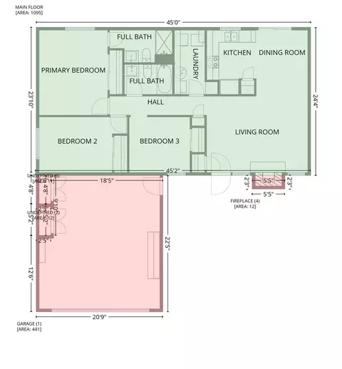 Floorplan - 10 Hollybrook Dr, Springfield, IL 62702 photo 2 of 2