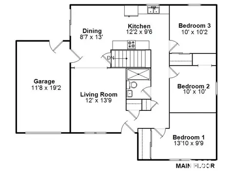 Floorplan - 1828 N Wolfe St, Springfield, IL 62702 photo 1 of 2