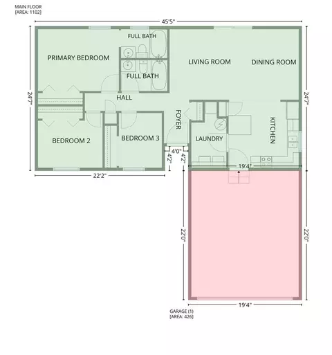 Floorplan - 5253 Carlton St, Springfield, IL 62703 photo 2 of 2