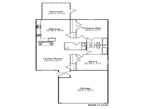 Floorplan - 6329 Brent Dr, Springfield, IL 62712 photo 1 of 1
