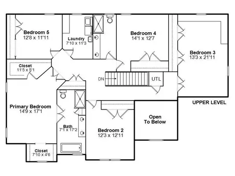 Floorplan - 2721 Dickens Dr, Springfield, IL 62711 photo 2 of 3