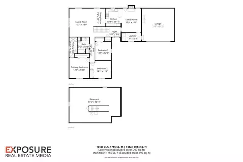 Floorplan - 3313 Branchwood Dr, Springfield, IL 62704 photo 1 of 5