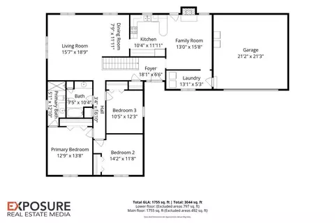 Floorplan - 3313 Branchwood Dr, Springfield, IL 62704 photo 3 of 5