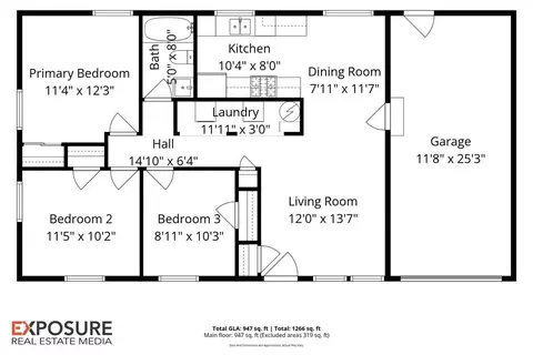 Floorplan - 2517 Burton Dr, Springfield, IL 62703 photo 1 of 2
