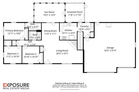 Floorplan - 309 Five Forks Dr, Springfield, IL 62711 photo 3 of 5