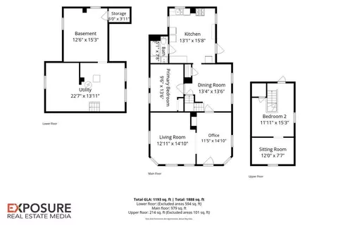 Floorplan - 1304 N 3rd St, Springfield, IL 62702 photo 1 of 1