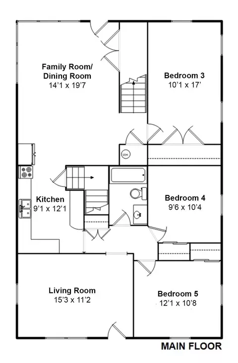Floorplan - 1812 E Converse St, Springfield, IL 62702 photo 1 of 2