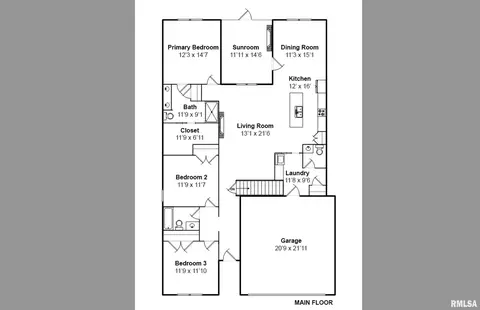 Floorplan - 1711 Ambleside Dr, Springfield, IL 62711 photo 1 of 2