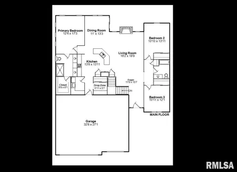 Floorplan - 2820 Whiteside Pl, Springfield, IL 62711 photo 1 of 2
