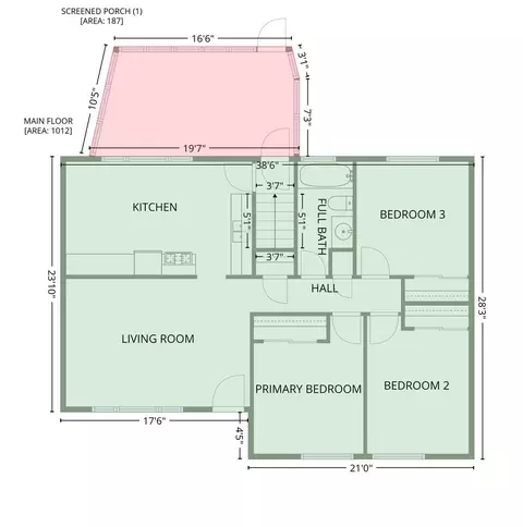 Floorplan - 2520 Sherborn Rd, Springfield, IL 62702 photo 4 of 5
