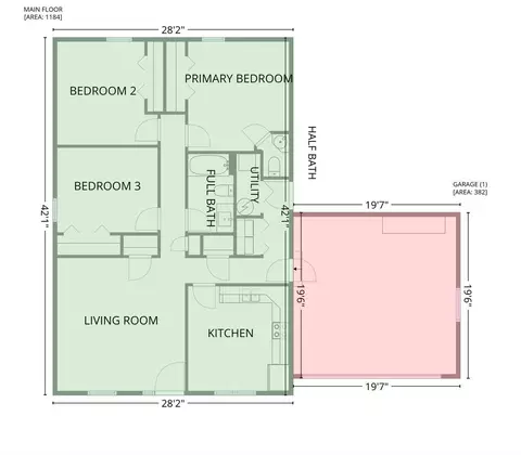 Floorplan - 3416 Saint Francis Dr, Springfield, IL 62703 photo 2 of 2