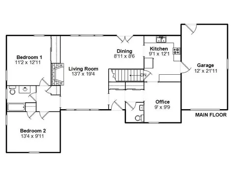 Floorplan - 2009 Greenbriar Rd, Springfield, IL 62704 photo 1 of 2